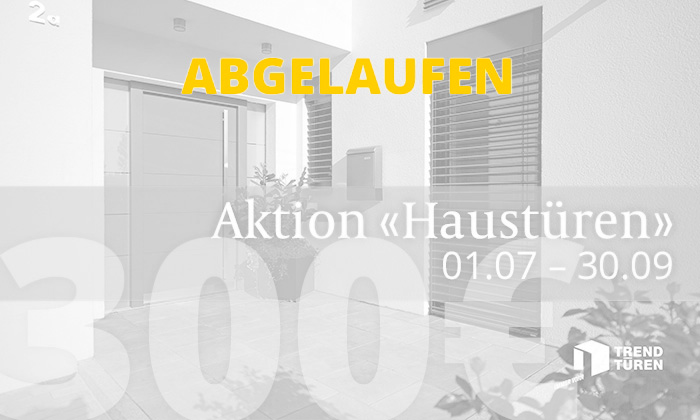 Aktion Haustüren 300€ Gutschein